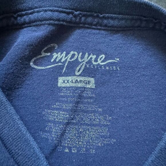 Empyre T-Shirt Navy Blue Big Graphic Skater Short Sleeve Men’s Size 2XL Skater - Picture 9 of 9